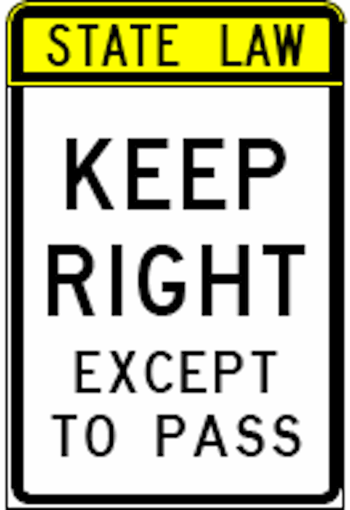 R4-50a StateLaw KeepRightExceptToPass